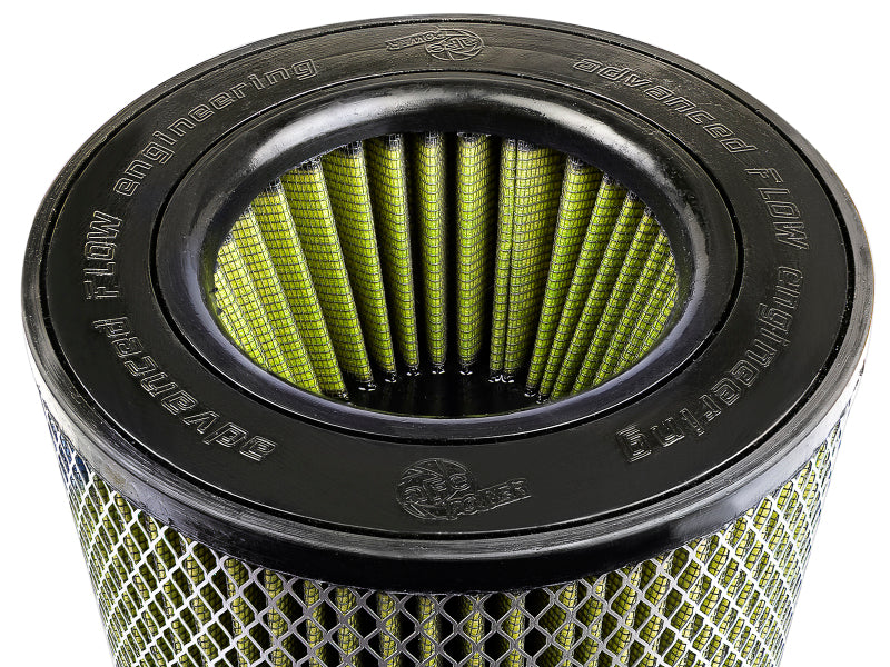 AFE Universal Pro-G 7 Filter - aFe Magnum FORCE Intake Rplcmnt Air Filter 5-1/2 IN F x 9 IN B x 9 IN T x 7 IN H w/ Expanded Metal