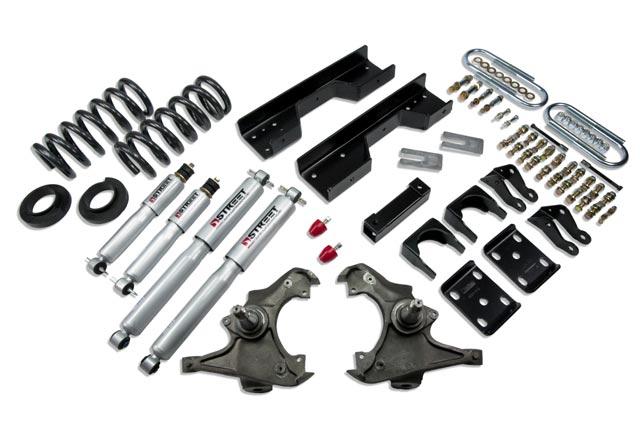 BT Lower Kit w SP Shocks - Belltech LOWERING KIT WITH SP SHOCKS
