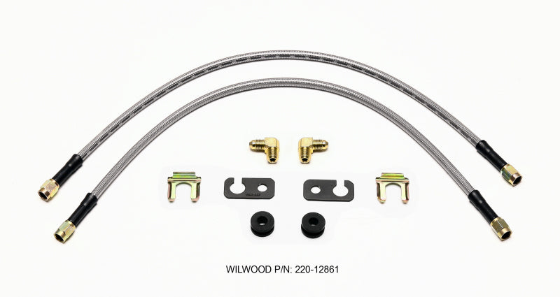 WIL Flexline Brake Hose - Wilwood Flexline Kit Rear Subaru 99-06