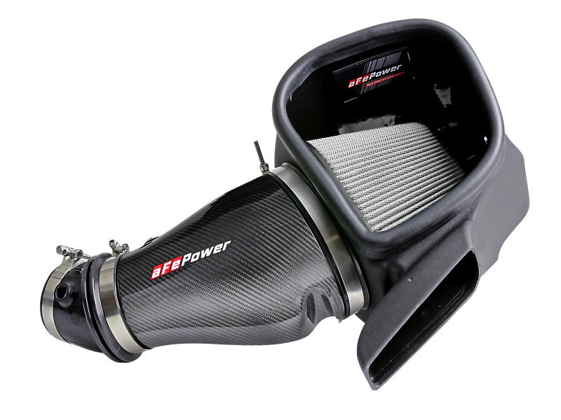AFE Track Series Intake - aFe Track Series Carbon Fiber Pro Dry S AIS - 2018 Jeep Grand Cherokee Trackhawk (WK2) V8-6.2L(SC)