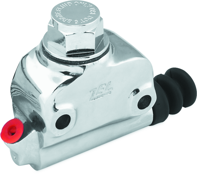 BKC Master Cylinder C - Bikers Choice 58-72 Big Twin Chrome Wagner Style Rear Master Cylinder Replaces H-D 41761-58