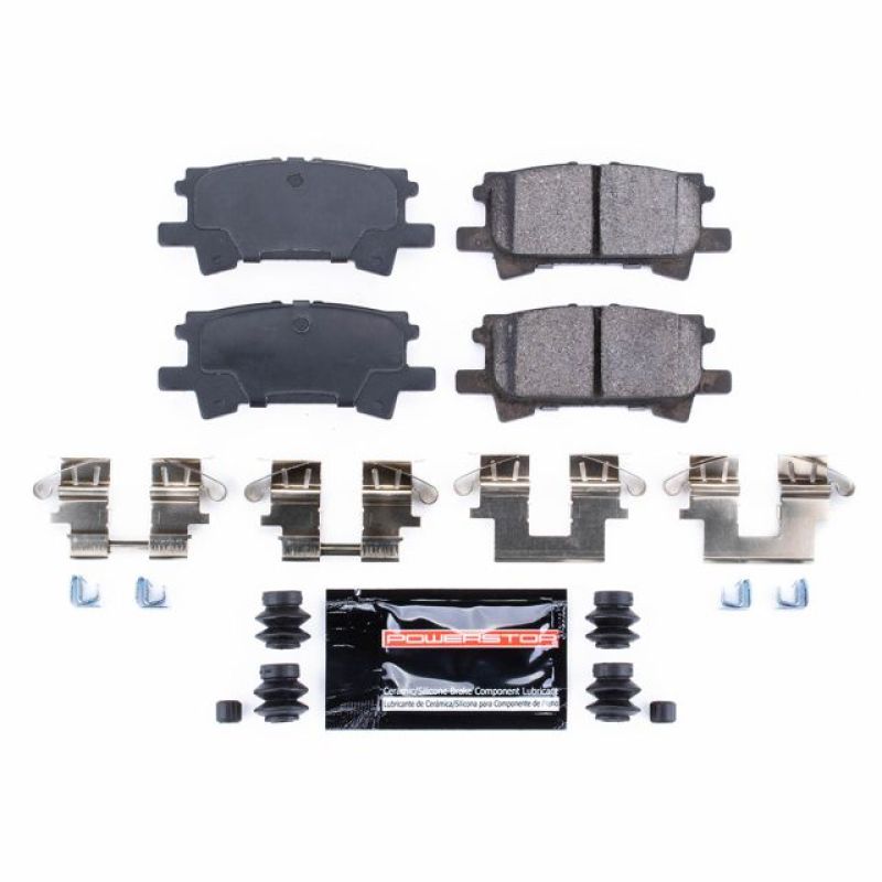 PSB Z23 Evolution Brake Pads - Power Stop 04-06 Lexus RX330 Rear Z23 Evolution Sport Brake Pads w/Hardware
