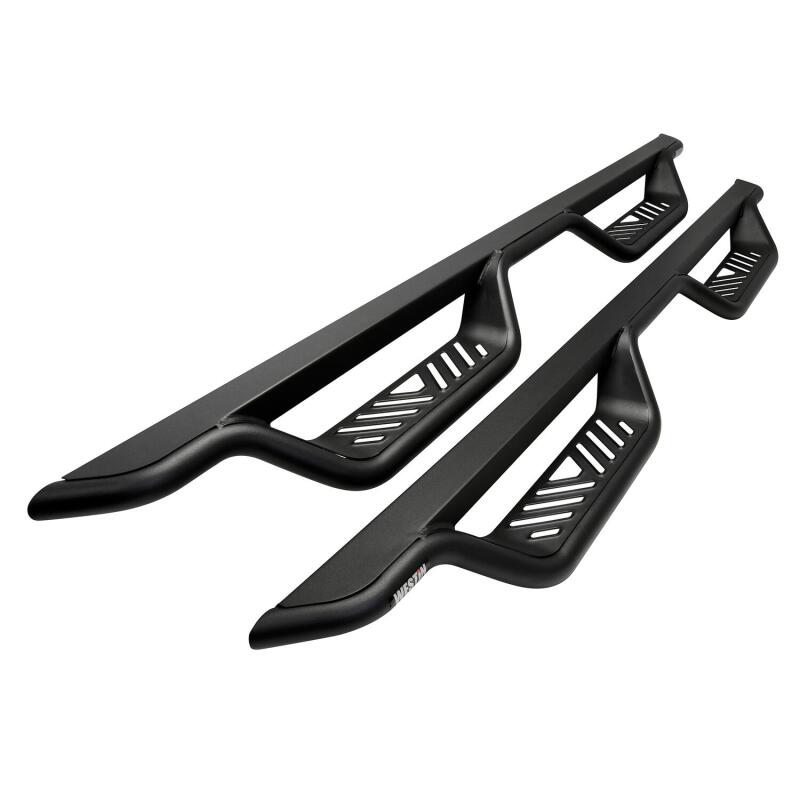 WES Nerf Bars - Outlaw - Westin 15-22 Chevrolet Colorado / GMC Canyon Crew Cab Outlaw Nerf Step Bars - Textured Black