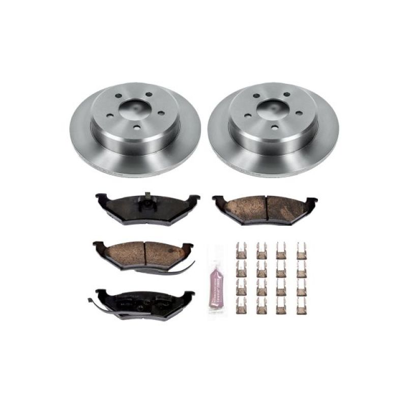 PSB Autospecialty Kit - Power Stop 92-95 Ford Crown Victoria Rear Autospecialty Brake Kit