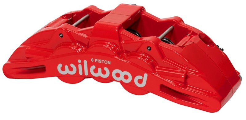 WIL SX6R Caliper - Wilwood Caliper Red SX6R 4.04in Piston 1.25in Disc