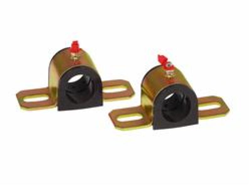 PRO Sway/End Link Bush - Blk - Prothane Universal Greasable Sway Bar Bushings - 30MM - Type B Bracket - Black