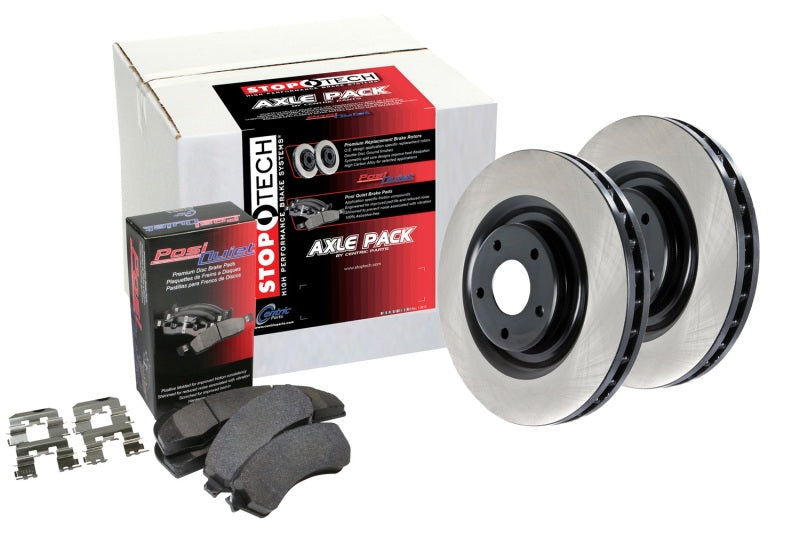 ST PosiQuiet Ceramc Brake Pads - Centric OE Coated Rear Brake Kit (2 Wheel)