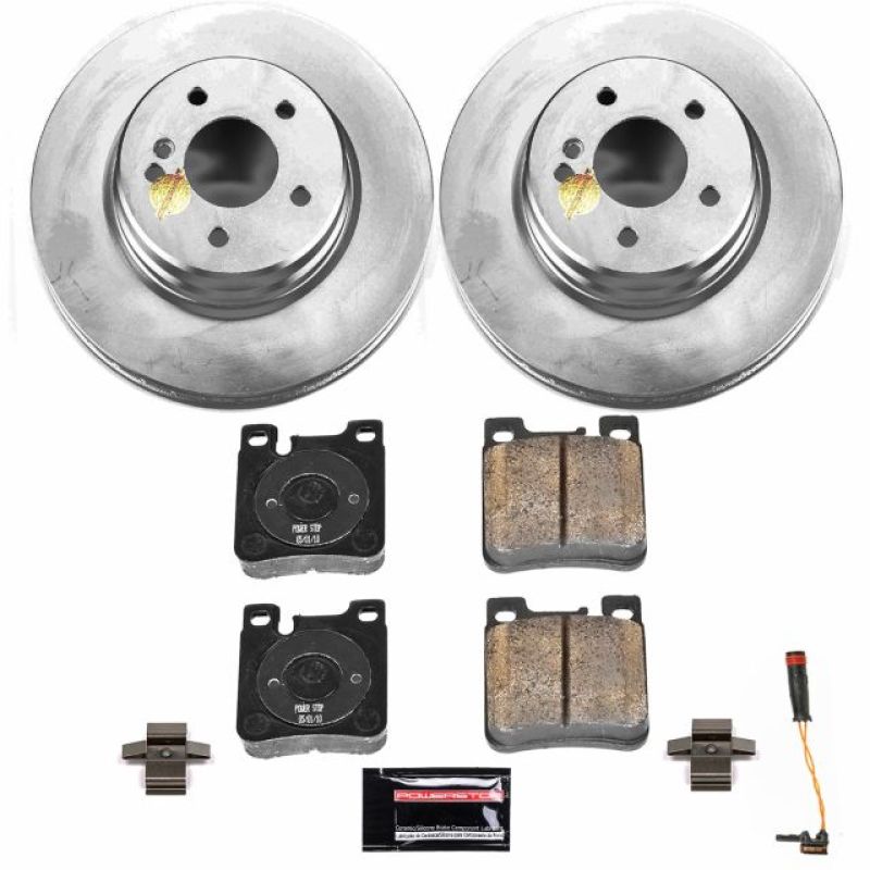 PSB Z23 Evolution Coated Kit - Power Stop 01-04 Mercedes-Benz CLK55 AMG Rear Z23 Evolution Sport Coated Brake Kit