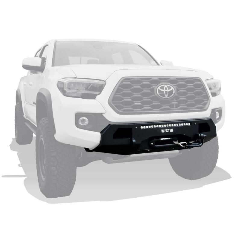 WES Pro-Series Bumpers - Westin 16-23 Toyota Tacoma Pro-Series Mid Width Front Bumper - Textured Black