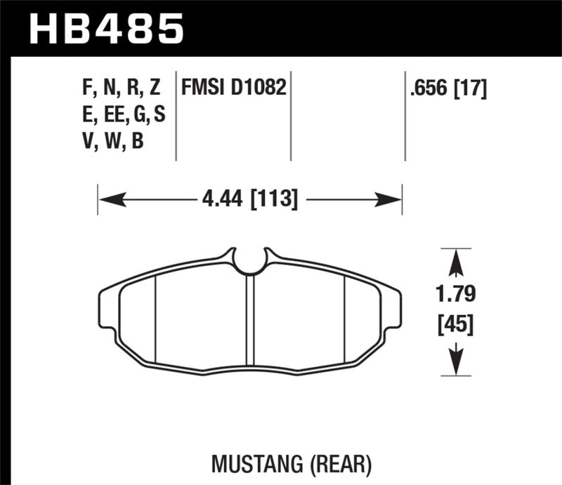 HAWK DTC-30 Brake Pad Sets - Hawk 07-11 Ford Mustang Shelby GT500 DTC-30 Race Rear Brake Pads
