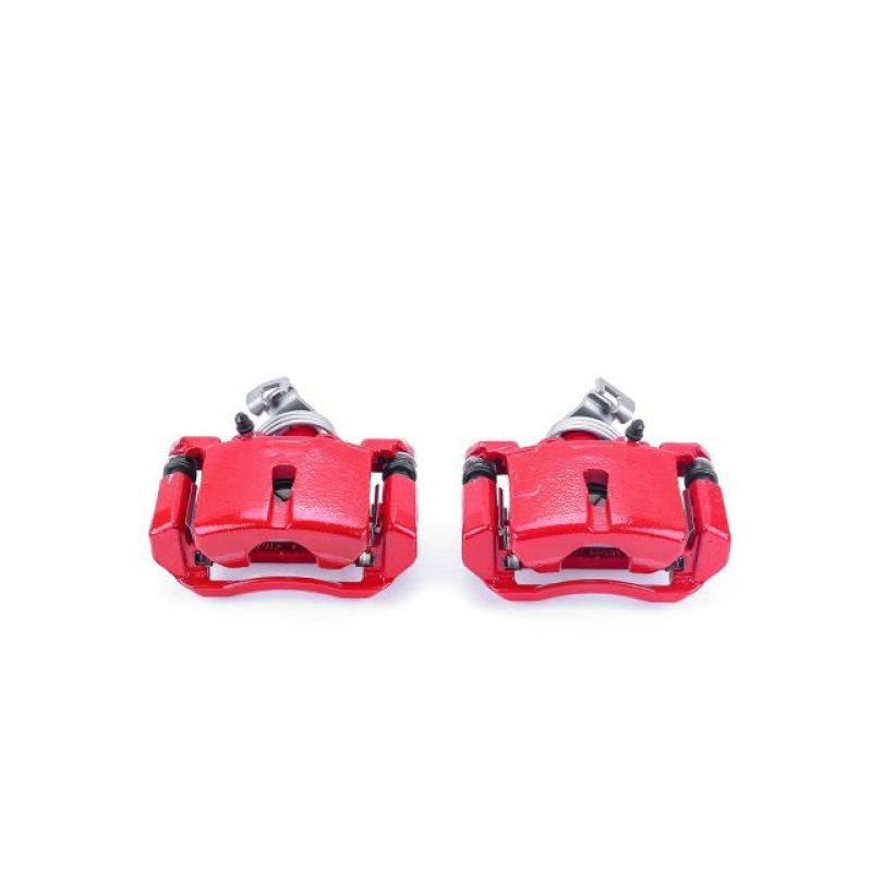 PSB Red Calipers - Power Stop 05-07 Buick Terraza Rear Red Calipers w/Brackets - Pair