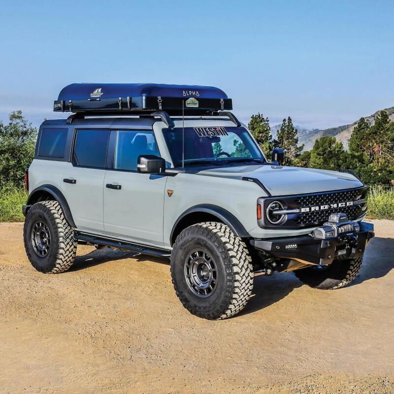 WES XTS Rock Sliders - Westin 21-23 Ford Bronco 4dr (Excl. Bronco Sport) Rock Slider - Textured Black