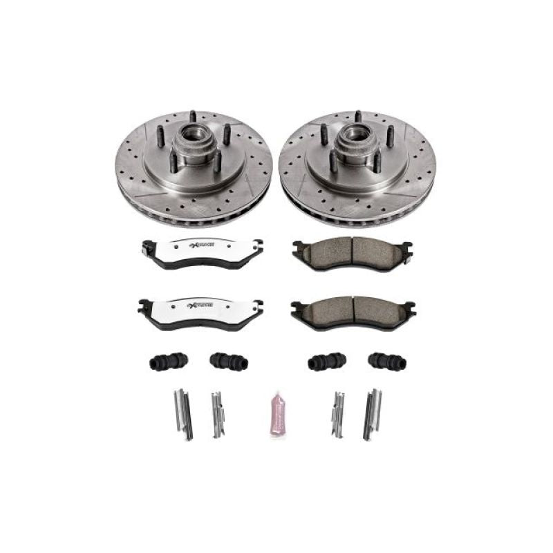 PSB Z36 Truck & Tow Kit - Power Stop 00-02 Ford Expedition Front Z36 Truck & Tow Brake Kit