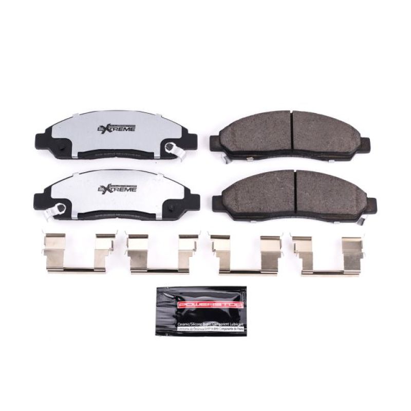 PSB Z36 Truck & Tow Brake Pads - Power Stop 04-08 Chevrolet Colorado Front Z36 Truck & Tow Brake Pads w/Hardware