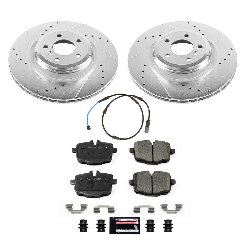PSB Z23 Evolution Kit - Power Stop 16-19 BMW Alpina B6 xDrive Gran Coupe Rear Z23 Evolution Brake Kit