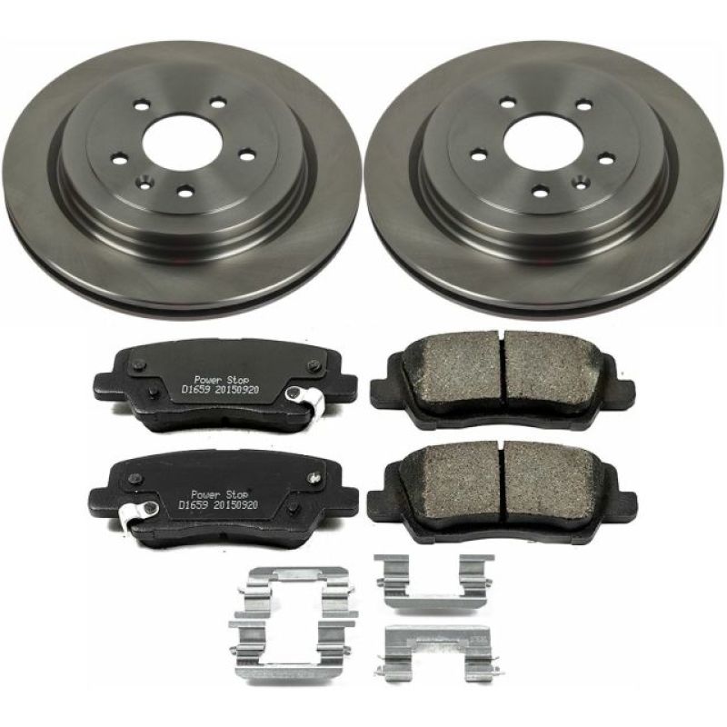 PSB Autospecialty Kit - Power Stop 13-15 Cadillac ATS Rear Autospecialty Brake Kit