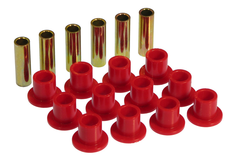 PRO Spring/Shackle Bush- Red - Prothane 61-68 International Scout 80/800 Spring & Shackle Bushings - Red