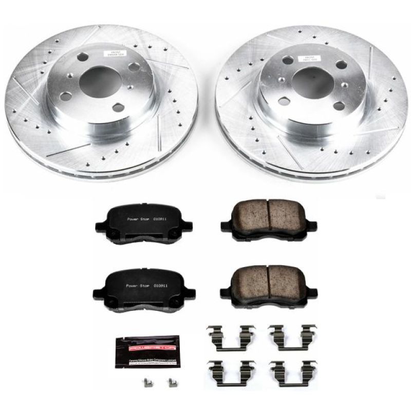 PSB Z23 Evolution Kit - Power Stop 98-02 Chevrolet Prizm Front Z23 Evolution Sport Brake Kit