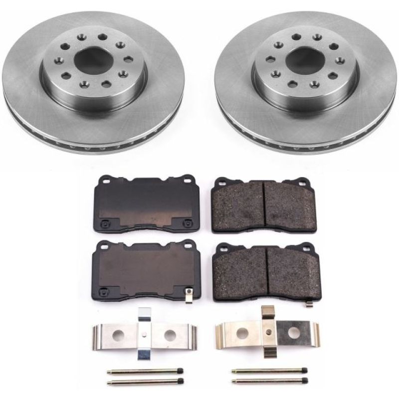 PSB Autospecialty Kit - Power Stop 14-18 Cadillac CTS Front Autospecialty Brake Kit