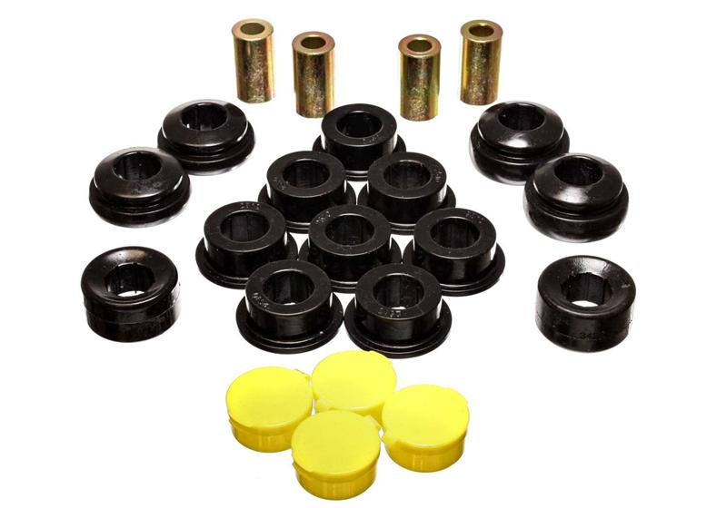 ES Cntrl Arm Bushings - Black - Energy Suspension 02-04 Acura RSX (includes Type S) Black Rear Control Arm Bushing Set
