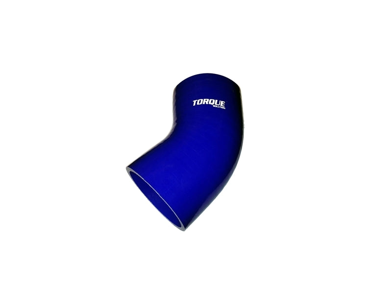 TQS Silicone Couplers - Blue - Torque Solution 45 Degree Silicone Elbow: 2.75 inch Blue Universal