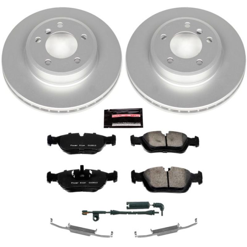 PSB Z23 Evolution Coated Kit - Power Stop 2000 BMW 323i Front Z23 Evolution Sport Coated Brake Kit