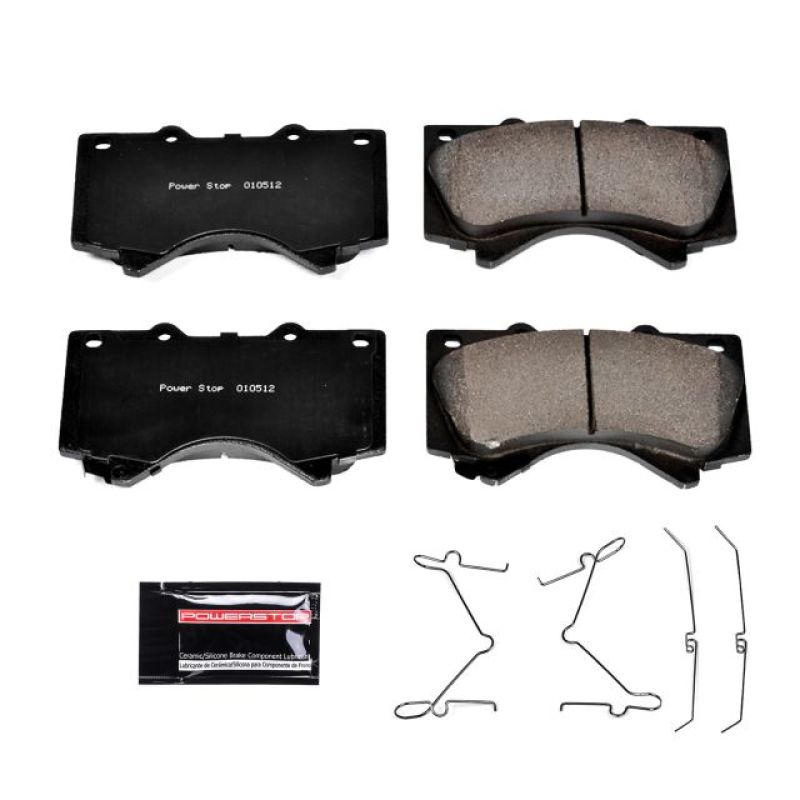 PSB Z23 Evolution Brake Pads - Power Stop 08-11 Lexus LX570 Front Z23 Evolution Sport Brake Pads w/Hardware