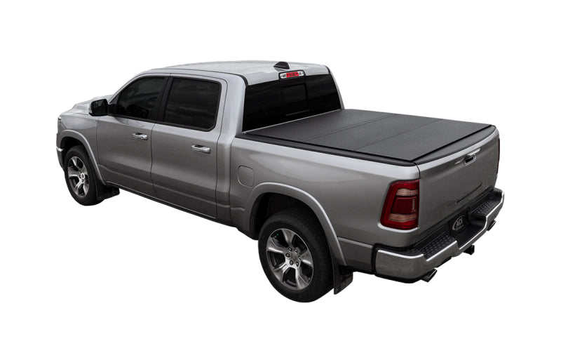 ACC LOMAX Tri-Fold Cover - Access LOMAX Tri-Fold Cover Black Urethane Finish 02-19 Dodge Ram - 5ft 7in Bed (w/o RamBox)