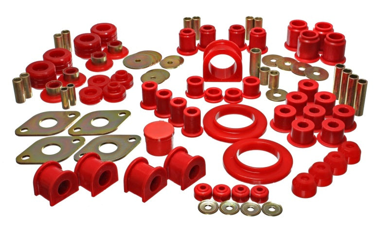 ES Hyper-Flex Sets - Red - Energy Suspension 95-6/00 Toyota 4WD Pickup (Except T-100 & Tundra) Red Hyper-Flex Master Bushing S