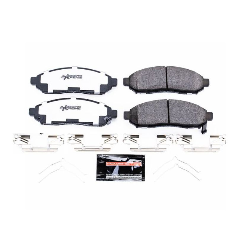 PSB Z36 Truck & Tow Brake Pads - Power Stop 2015 Chevrolet City Express Front Z36 Truck & Tow Brake Pads w/Hardware