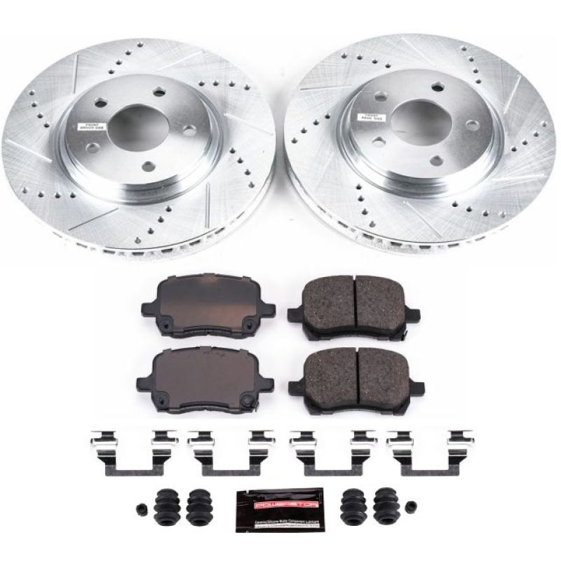 PSB Z23 Evolution Kit - Power Stop 05-06 Chevrolet Cobalt Front Z23 Evolution Sport Brake Kit