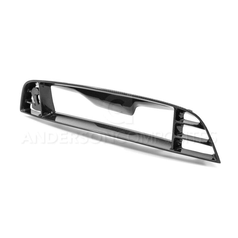 AND Front Grilles - Anderson Composites 10-14 Ford Mustang/Shelby GT500 Front Upper Grille (w/ Spot for Cobra Emblem)