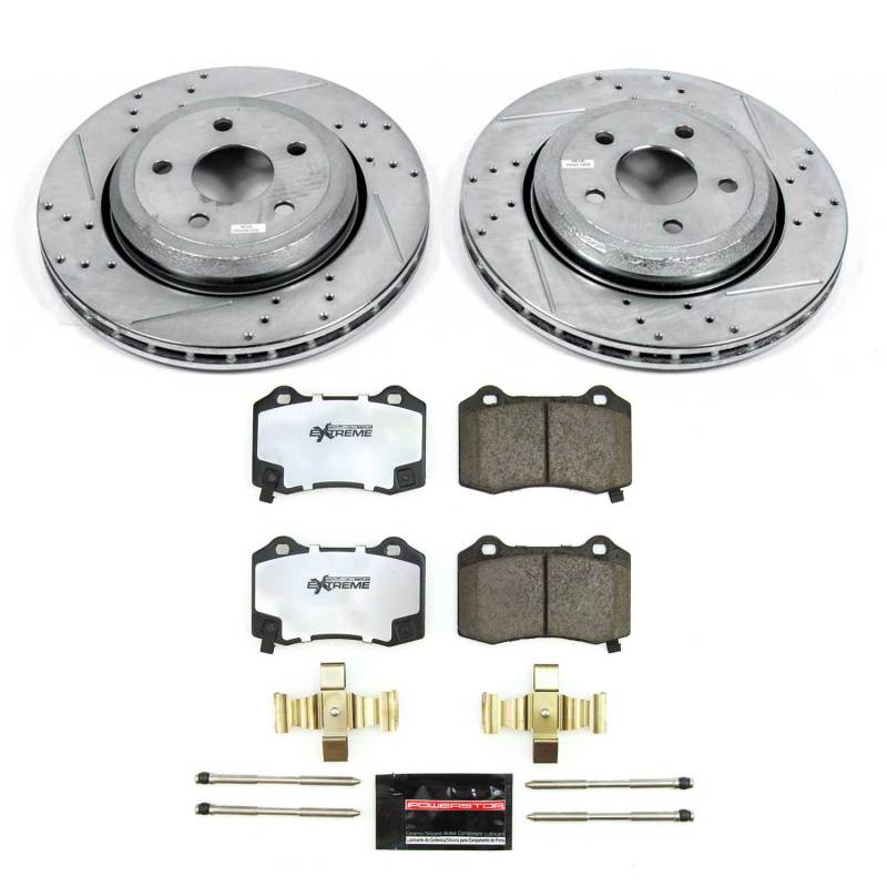 PSB Z36 Truck & Tow Kit - Power Stop 18-21 Jeep Grand Cherokee Rear Z36 Truck & Tow Brake Kit