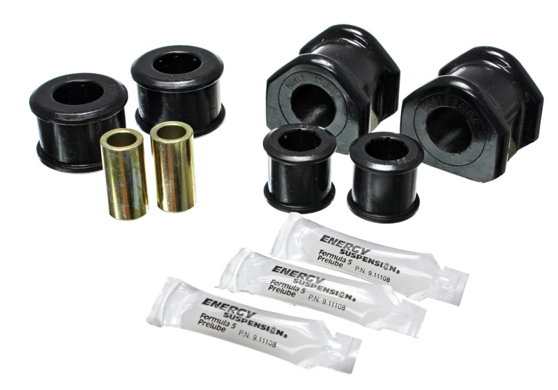 ES Sway Bar Bushings - Black - Energy Suspension 11-13 Ford Mustang Black 24mm Rear Sway Bar Bushings
