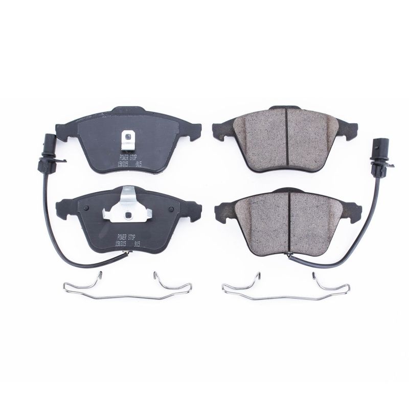 PSB Z17 Evolution Brake Pads - Power Stop 02-04 Audi A6 Quattro Front Z17 Evolution Ceramic Brake Pads w/Hardware