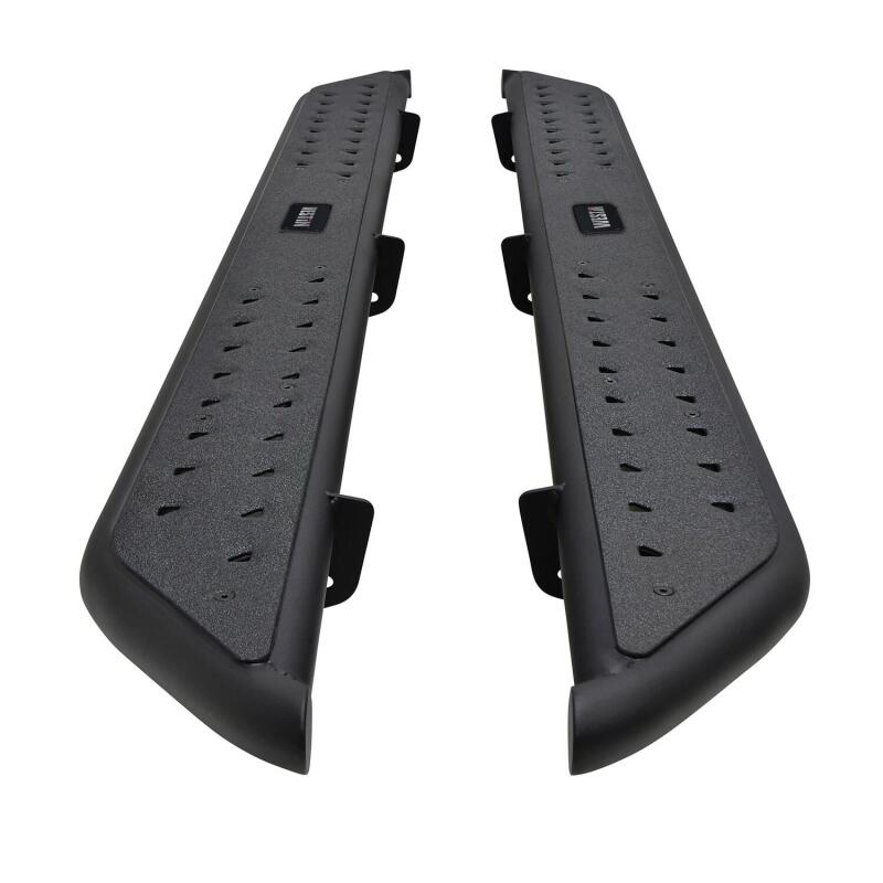 WES Nerf Bars - Outlaw - Westin 14-18 Chevrolet/GMC Silv/Seirra 1500 Double Cab Outlaw Nerf Step Bars - Textured Black