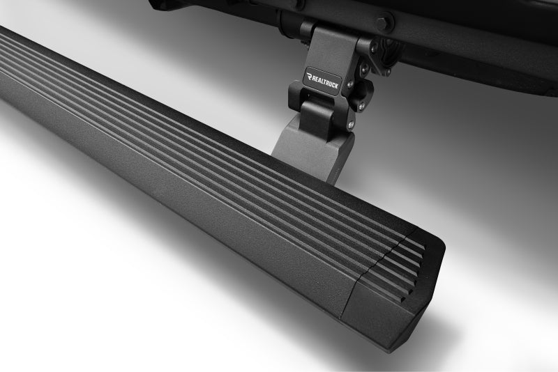 GOR RealTruck VoltStep Running Boards - RealTruck 18-24 Jeep Wrangler 4dr VoltStep Electric Running Board Kit (Drilling Req.) - Tex. Blk