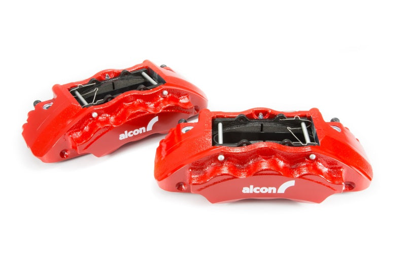 ALC Front Brake Kits - Alcon 2016+ Toyota Tacoma w/ 17in+ Wheels 352x30mm Rotors 6-Piston Calipers Front Brake Kit - Red