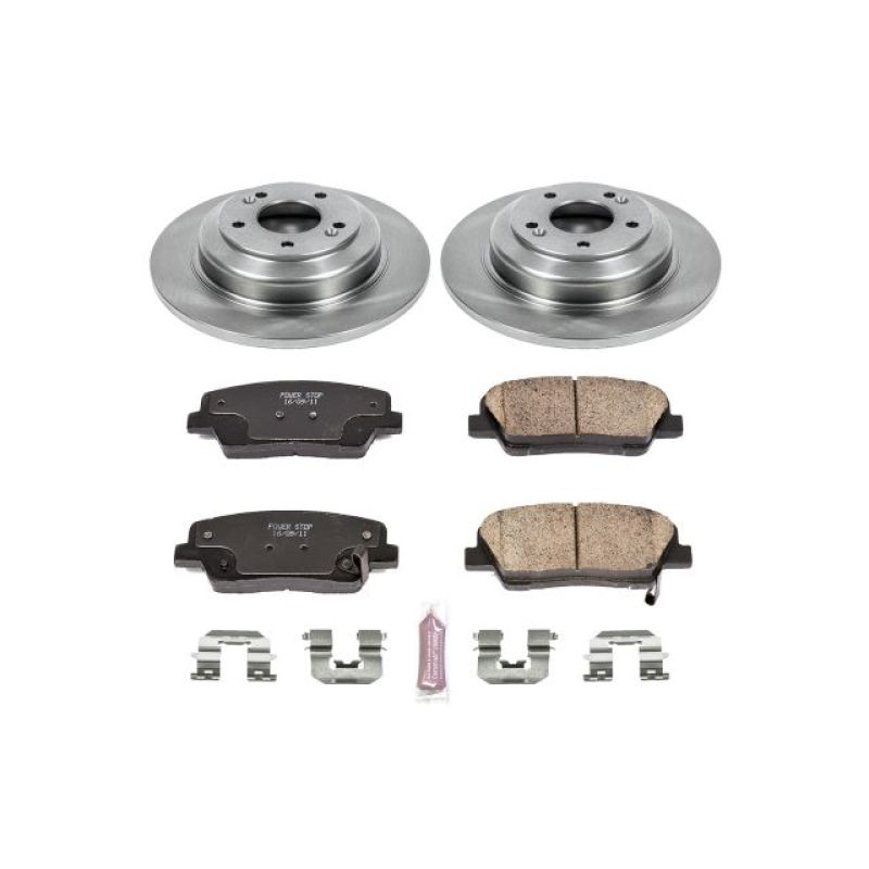 PSB Autospecialty Kit - Power Stop 10-16 Hyundai Genesis Coupe Rear Autospecialty Brake Kit
