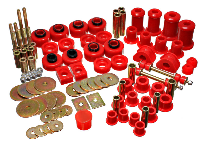 ES Hyper-Flex Sets - Red - Energy Suspension Ford F-150/F-250 4WD Red Hyper-flex Master Bushing Set