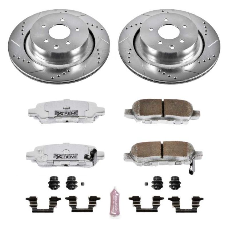 PSB Z26 Street Warrior Kit - Power Stop 07-08 Infiniti G35 Rear Z26 Street Warrior Brake Kit