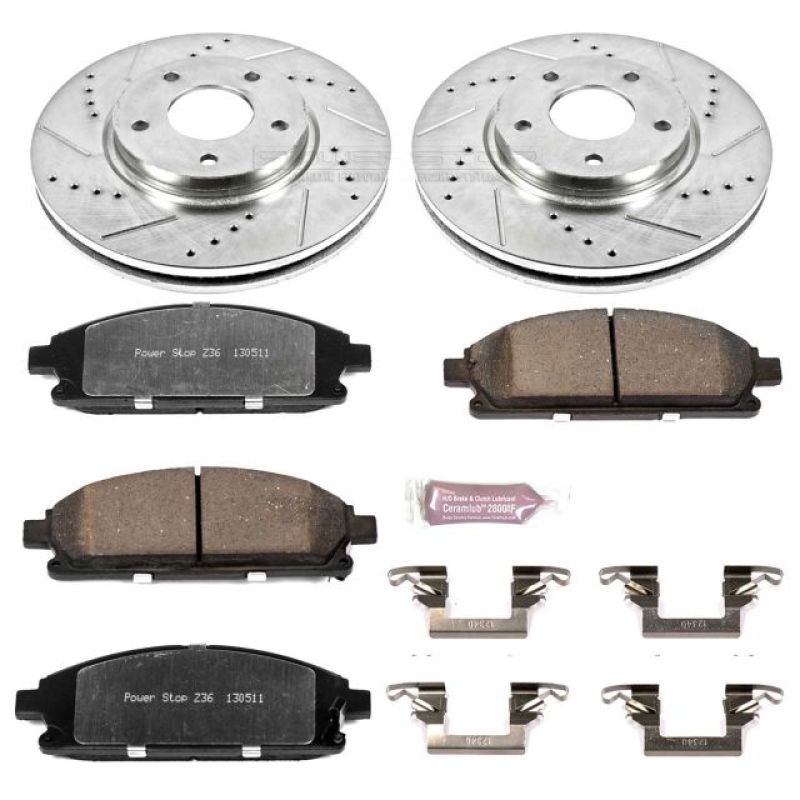 PSB Z36 Truck & Tow Kit - Power Stop 04-09 Nissan Quest Front Z36 Truck & Tow Brake Kit