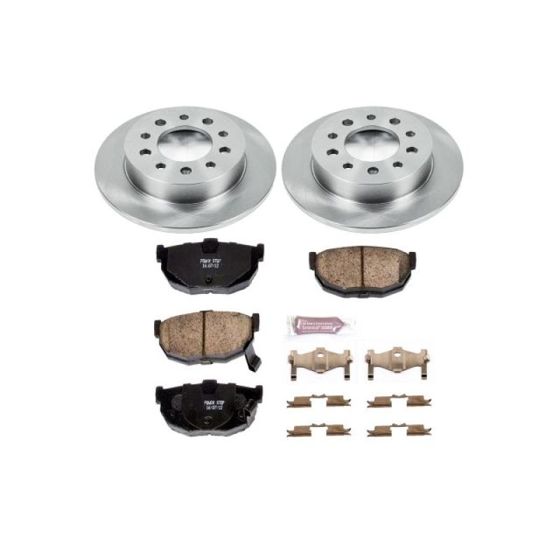 PSB Autospecialty Kit - Power Stop 03-08 Hyundai Tiburon Rear Autospecialty Brake Kit
