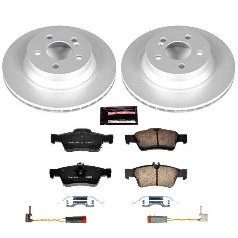 PSB Z23 Evolution Coated Kit - Power Stop 2006 Mercedes-Benz E350 Rear Z23 Evolution Sport Coated Brake Kit