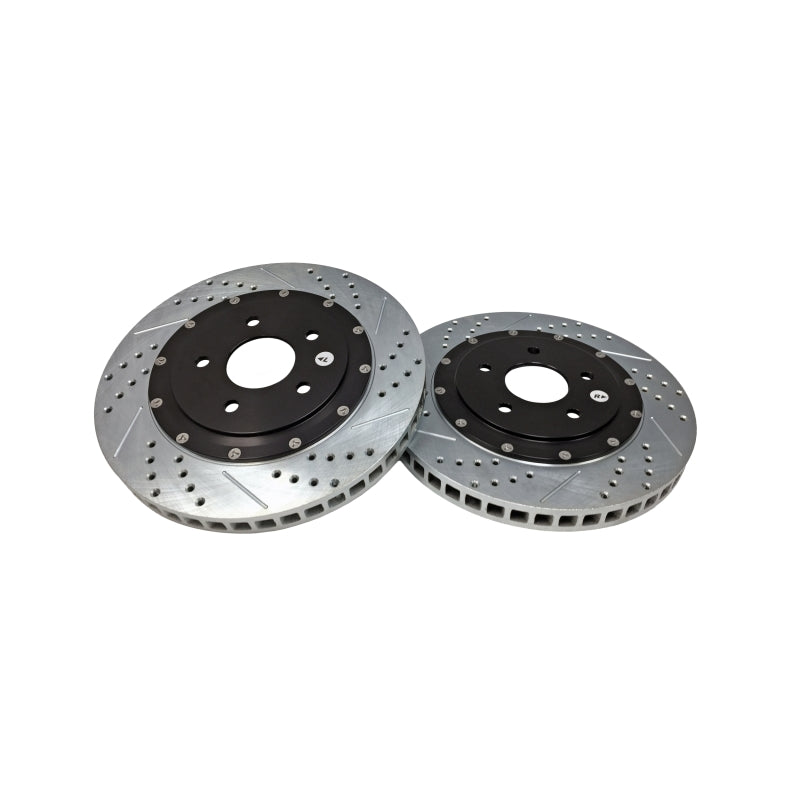 BAE Eradispeed Rotors - Baer Brakes 04-09 Cadillac XLR Eradispeed+ Front SDZ 2-Piece Performance Brake Rotors