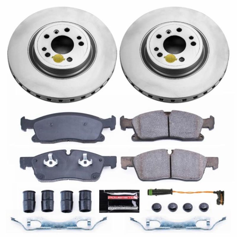 PSB Z23 Evolution Coated Kit - Power Stop 2016 Mercedes-Benz GLE300d Front Z23 Evolution Sport Coated Brake Kit