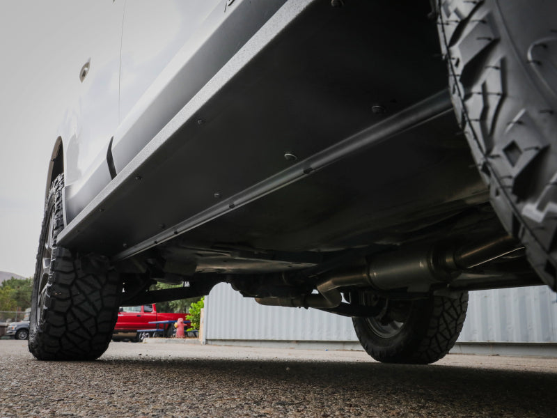 AFE Off-Road Sliders - aFe POWER 10-14 Subaru Outback H4 2.5L / H6 3.6L Terra Guard Trail Steps - Black