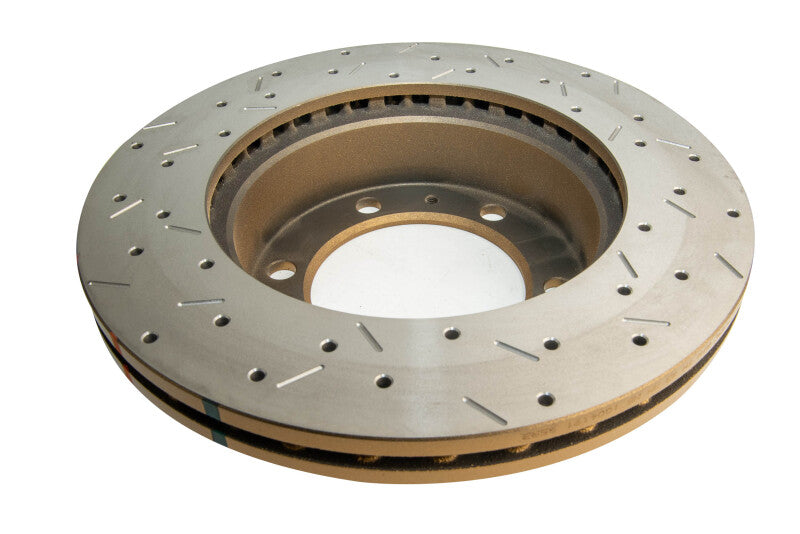 DBA 4000 Slot&Drill Rotors - DBA 05+ Toyota 4-Runner KUN/GGN/TGN Front Drilled and Slotted 4000 Series Rotor