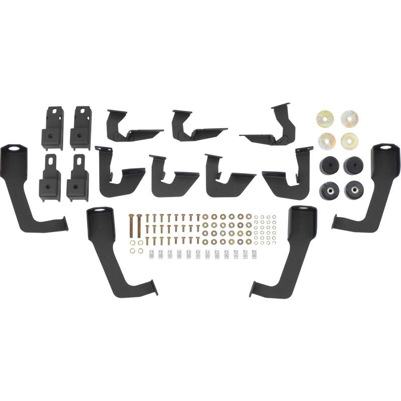 WES Nerf Bars - HDX Drop - Westin/HDX 07-18 Chevrolet Silverado (Excl. Classic) 6.5ft. Bed Drop W2W Nerf Step Bars - Tex. Blk