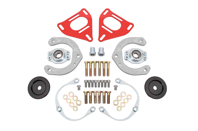 BMR Caster & Camber Plates - BMR 16-24 Chevrolet Camaro Caster Camber Plates (Coil-Over Only) - Red